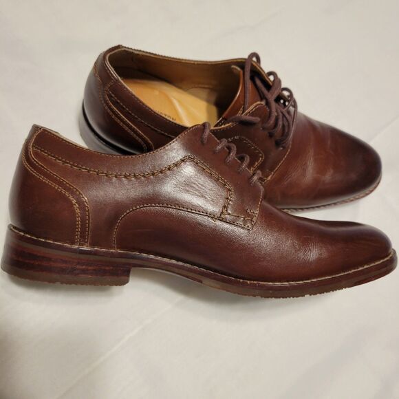 Johnston & Murphy Garner Brown Leather Oxford Lace Up Dress Shoes Size 8 M main image 10